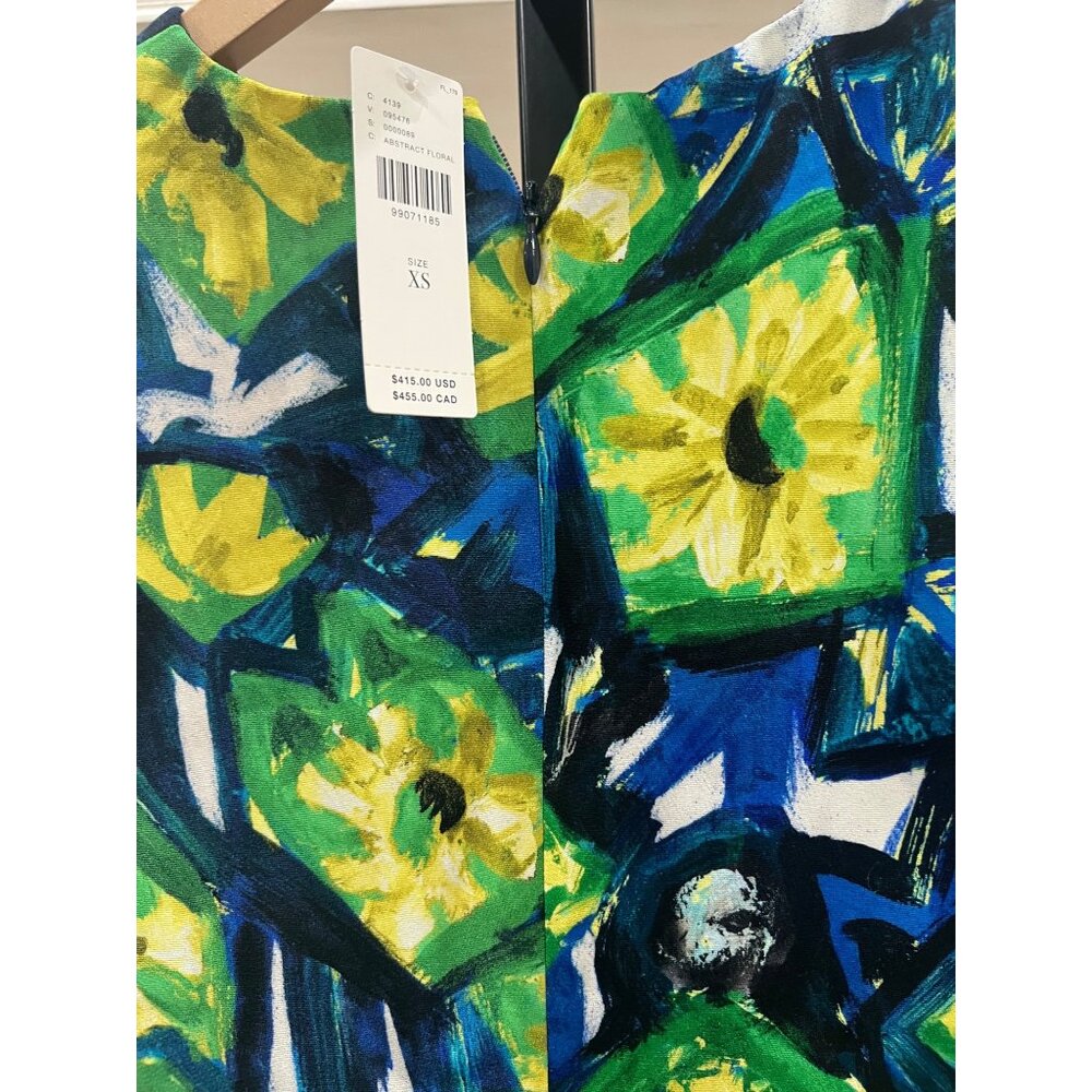 Anthropologie Simon Miller Casablanca Fringe Dress Size XS Abstract Floral Print - Picture 6 of 8